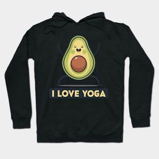 Avacado loves Yoga Hoodie